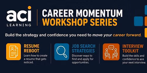 Career Momentum Series: Job Search Strategies | ACI Colorado Springs
