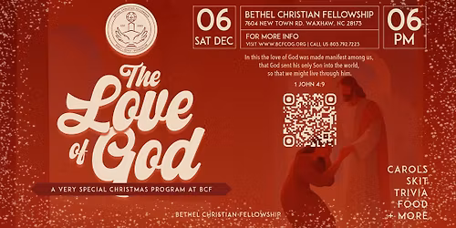 BCF Annual Christmas Program
