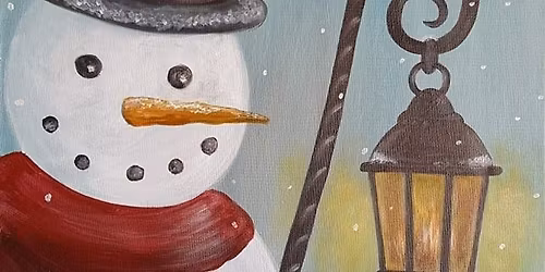 "Snowman's Glow" Paint Night!