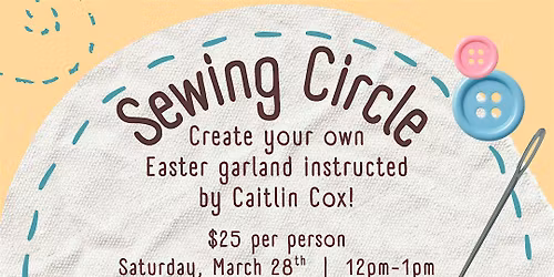 Sewing Circle- Easter Garland