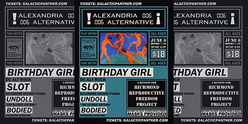 LIVE MUSIC: ALX ALT 006 RRFP BENEFIT