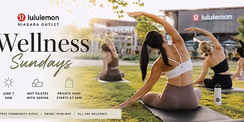 Wellness Sunday - Pilates with Sarina