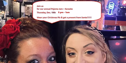 Christmas Pajama Karaoke with John Donovan -Thursday at Stan and Joe's