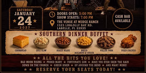 Hey Tonight - CCR Tribute Band