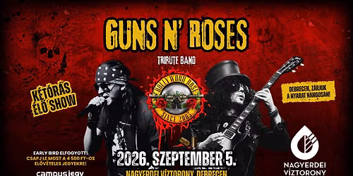 Hollywood Rose \u2013 Guns N\u2019 Roses Tribute Show | Debrecen
