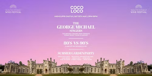 Summer Garden Party at Highcliffe Castle with The George Michael Singers