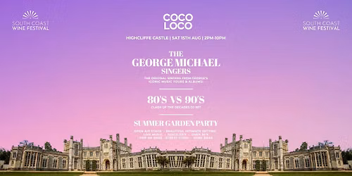 Summer Garden Party at Highcliffe Castle with The George Michael Singers