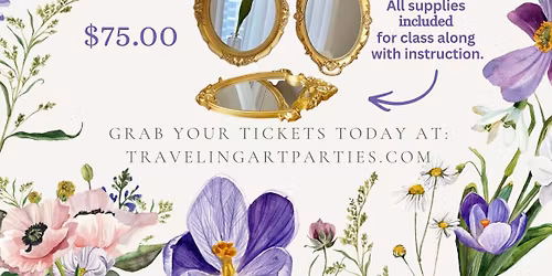 Bridgerton Paint & Sip Tea Party at Citrus & Sage Bookshop!