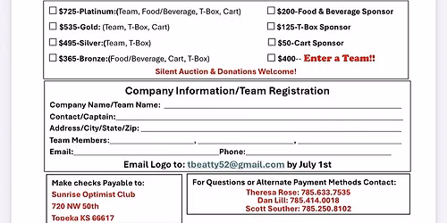 Bob Cutter\/Alan Rose Golf Classic