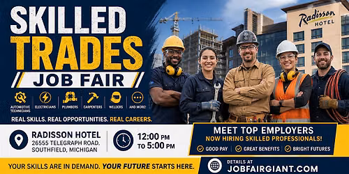 June 25, 2026 Michigan Skilled Trades Hiring Event