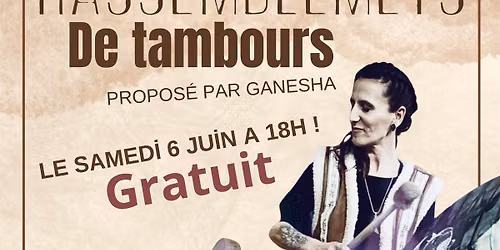 Rassemblement de Tambours GRATUIT chez Marinvest