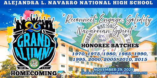 26th Grand Alumni Homecoming 