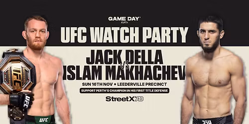 Jack Della UFC Watch Party @ The Leederville