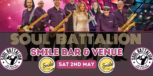 SOUL BATTALION LIVE 8-piece Band - Soul, Motown, Northern & Disco Show