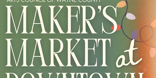 Maker's Market at Downtown Lights Up