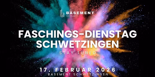 Faschings-Dienstag Schwetzingen \/ Fastnachtsumzug: AFTER PARTY IM BASEMENT