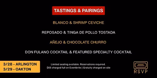 Don Fulano Tequila Tasting Experience @ Taco Rock Rosslyn!