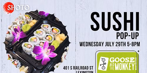 Sushi POP-UP @ Goose & Monkey