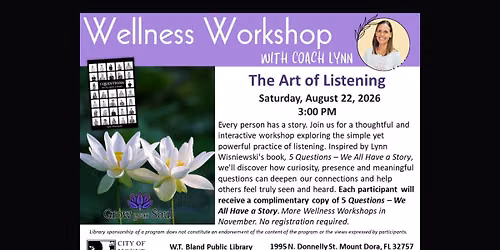 The Art of Listening - Wellness Workshop