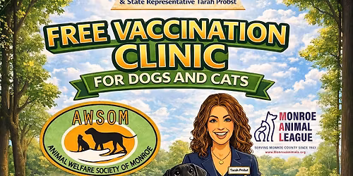 FREE Vaccination Clinic for Dogs & Cats