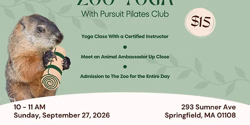 Zoo Yoga with Pursuit Pilates Club