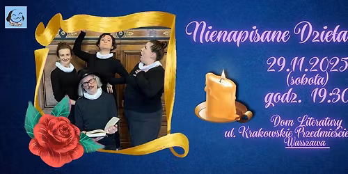 Nienapisane dzie\u0142a Szekspira - komedia improwizowana w 3 aktach wierszem (przewa\u017cnie)