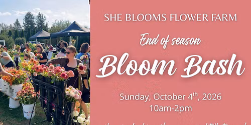 End of Season BLOOM BASH