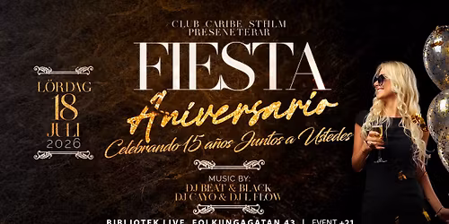 \ud83e\udd42Fiesta de Aniversario Club Caribe