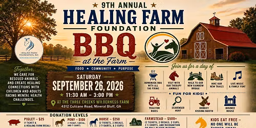 9th Annual Healing Farm Foundation BBQ