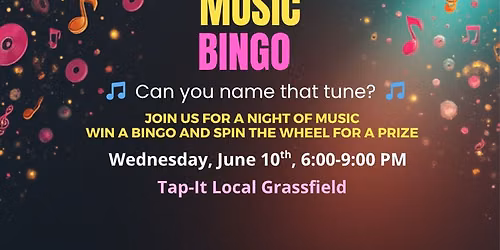 !!! Music Bingo !!!