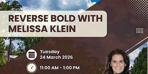 Reverse Bold with Melissa