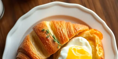 Brunch At Grandma's: Stuffed Croissants & Chocolate Cake