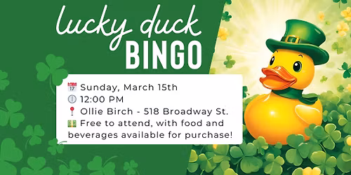 Lucky Duck Bingo! - FREE - FAMILY FRIENDLY