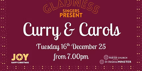 Curry & Carols with The Gladness Singers