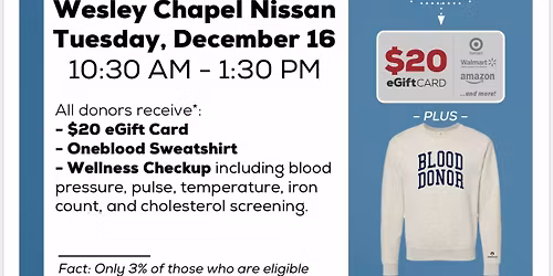 Big Red Bus Blood Drive