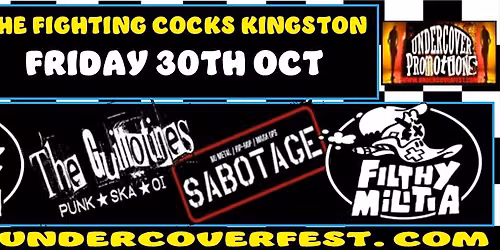 \ud83c\udfb7 Undercover goes Ska, Punk and much more in Kingston (October) with ... \ud83c\udf1e