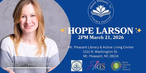 Hope Larson at the Mt. Pleasant Literary Festival 2026