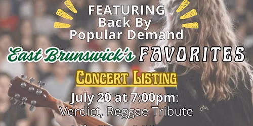 East Brunswick's Acoustic Monday Outdoor Concert Series