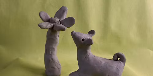 Skapa djur och deras bon i lera