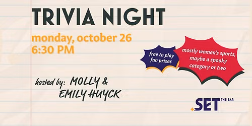 Trivia Night! Huycks on the Mic!