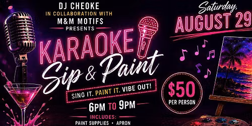 Karaoke Sip & Paint