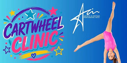 Cartwheel Clinic! Age 4+ (June 30th & July 14th)