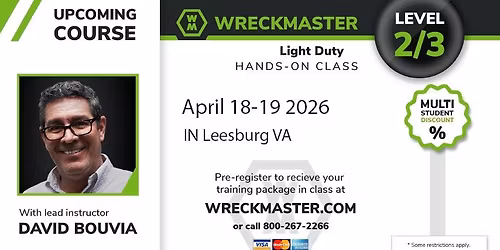 Leesburg VA Level 2\/3 April 18-19 2026