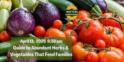 Free Garden Class: Guide to Abundant Herbs & Vegetables that Feed Families
