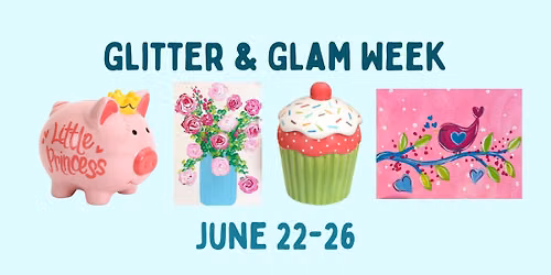 Glitter and Glam Summer Camp at Mad Splatter
