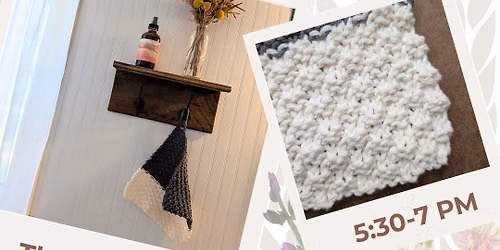 Beginner Knit: Cotton Washcloth