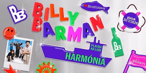 BILLY BARMAN :: Plavba na lodi Harm\u00f3nia 2026
