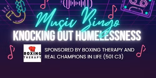 Music Bingo - Knocking Out Homelessness