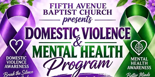 Domestic Violence & Mental Health Awareness Breakfast 