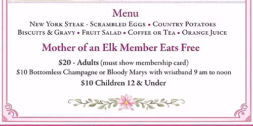 Mother\u2019s Day Champagne Brunch \ud83c\udf38